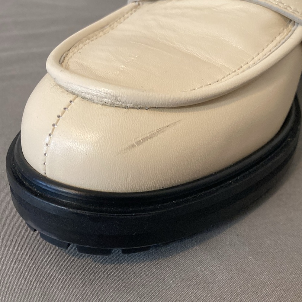 AEYDE Ruth Loafers - Creamy Leather Chunky Lugsole Size 8 NEW - Picture 4 of 9